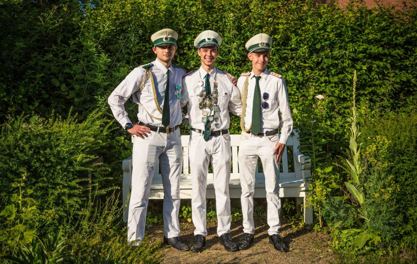 Jungschützenprinz Jannik Kauffeld und seine Prinzessin Fabienne Steinacker.